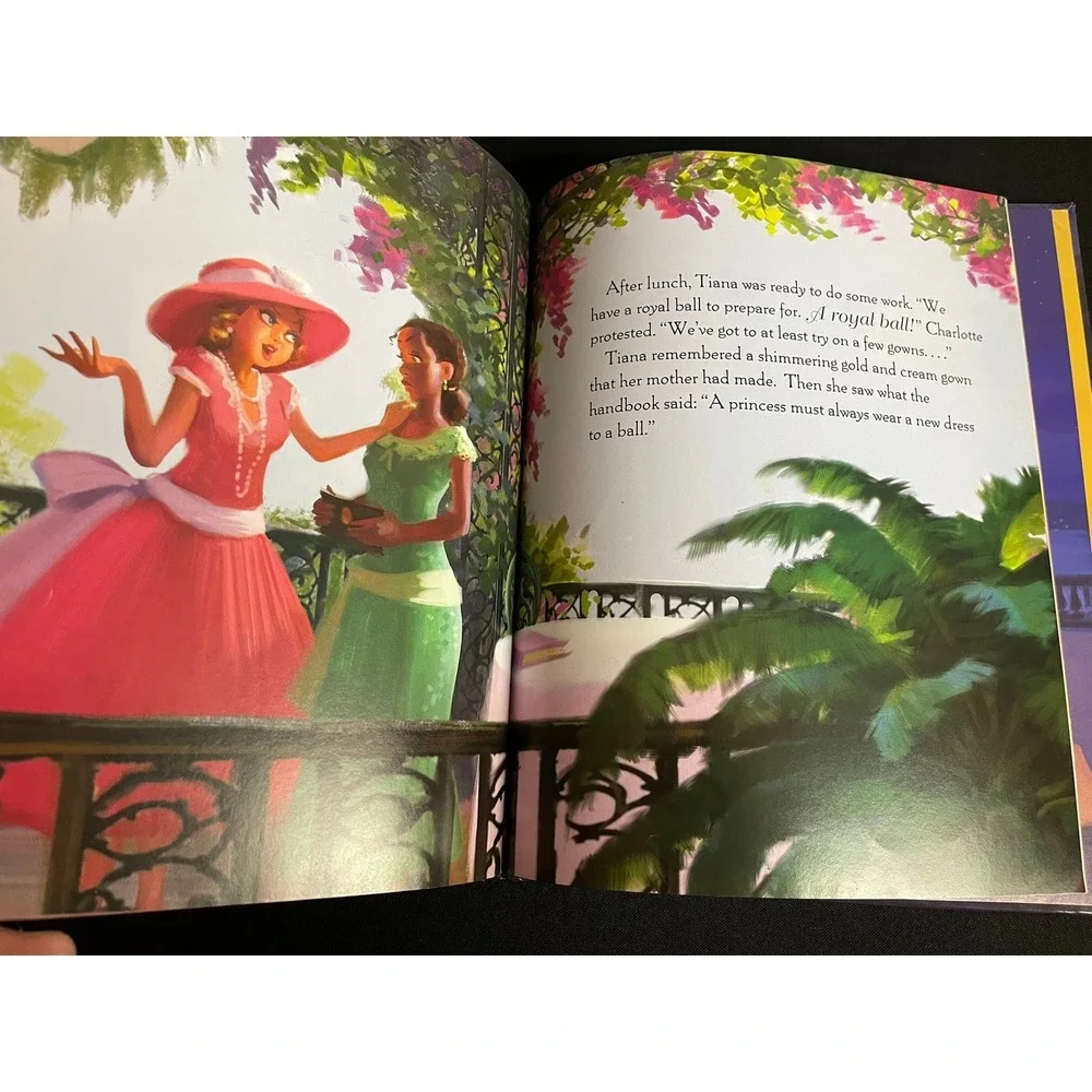 Disney Princess Tiana and the Royal Ball Hardcover Princess and the Frog Book